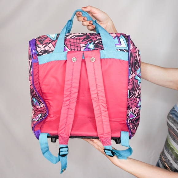 Vintage Bags Vintage Wiz Personal Locker Pink 8s Backpack Poshmark